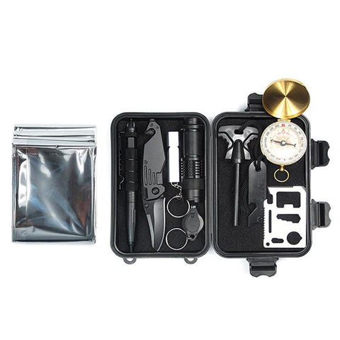 10 in 1 EDC Survival Kit Case SOS