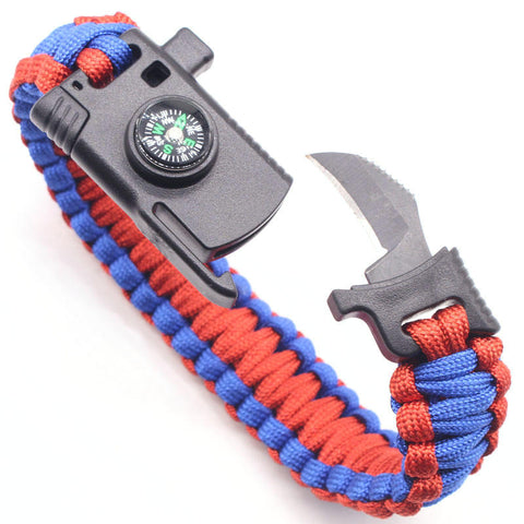 4 In 1 EDC Survival Bracelet Outdoor - Todaycamping