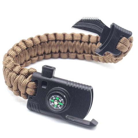 4 In 1 EDC Survival Bracelet Outdoor - Todaycamping