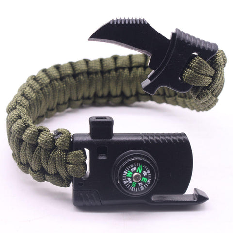 4 In 1 EDC Survival Bracelet Outdoor - Todaycamping