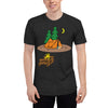 Image of Unisex Tri-Blend Track Shirt Camping - Todaycamping